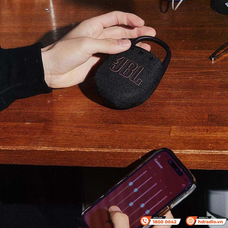 Loa JBL Clip 5, Bluetooth 5.3, Pin 12 Giờ, Chống Nước IP67, Auracast, App JBL Portable, Nhiều Màu Sắc-17