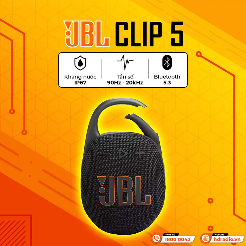 Tính năng Loa JBL Clip 5