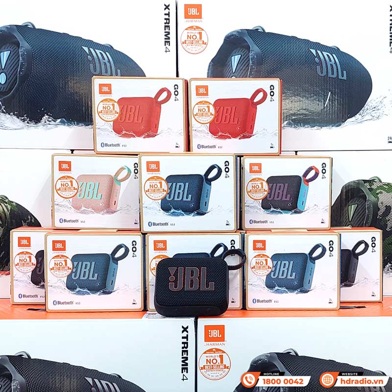 Loa JBL Go 4 đang được bán với giá cực tốt kèm nhiều ưu đãi tại HDRadio
