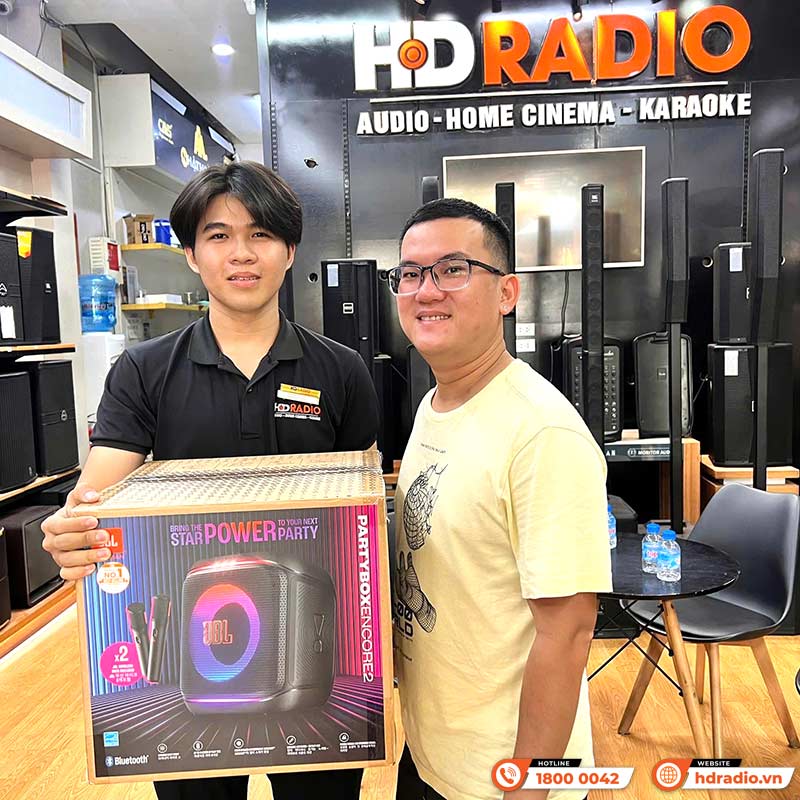 Loa JBL PartyBox Encore 2 (Mới 2025) Kèm 2 Mic, 100W RMS, Pin 15h, IPX4, AUX, USB C, Bluetooth, Auracast, App JBL PartyBox-1