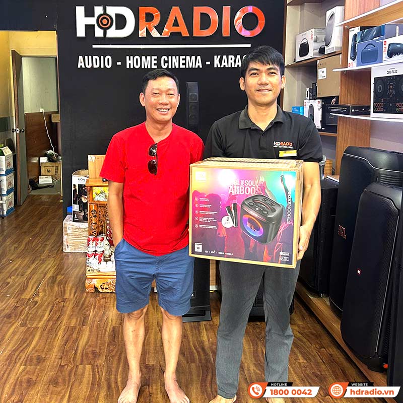 khach hang chon mua loa jbl partybox encor 2 chính hãng tai hdradio