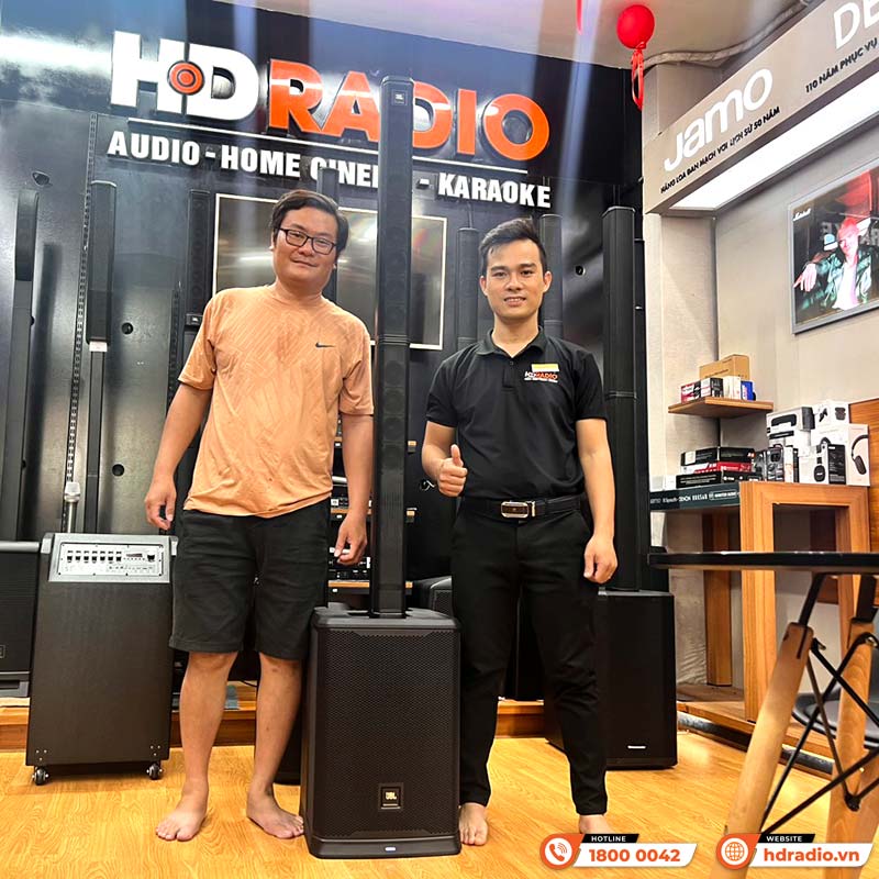 khách hàng mua Loa JBL PRX ONE chính hãng tại hdradio