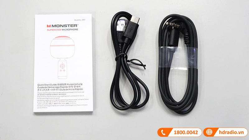 phụ kiện micro kèm loa Monster M97 