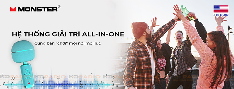 Micro kèm loa Monster M98