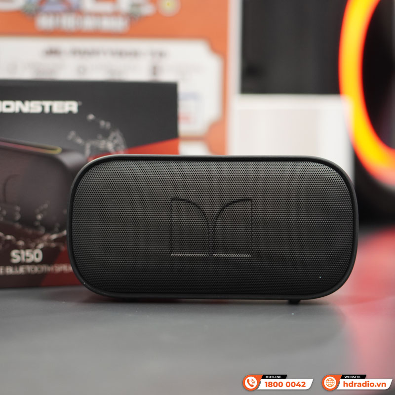 Loa Monster S150, Bluetooth 5.4, Pin 9H, IPX7-3