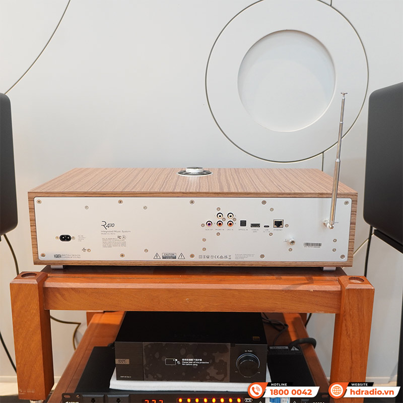 Loa Ruark R410, Công suất 120W RMS Class D, Apple AirPlay, Google Cast, Spotify, Wi-Fi, Bluetooth 5.1, Ethernet, HDMI ARC-2