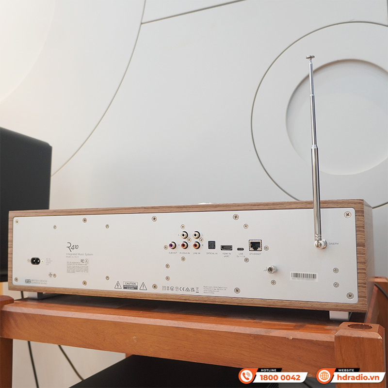 Loa Ruark R410, Công suất 120W RMS Class D, Apple AirPlay, Google Cast, Spotify, Wi-Fi, Bluetooth 5.1, Ethernet, HDMI ARC-3