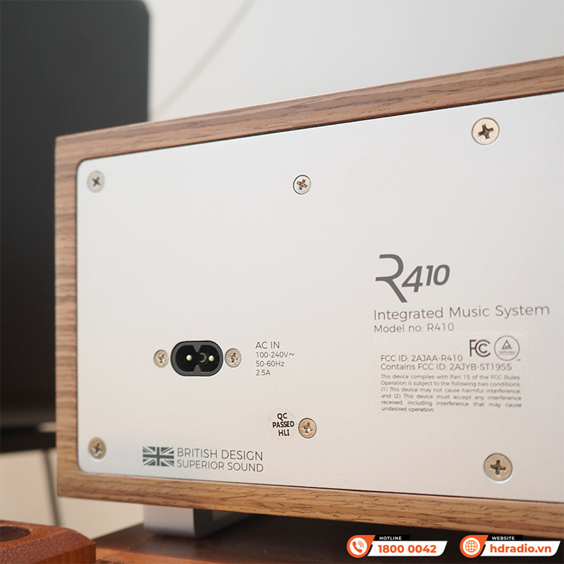 Loa Ruark R410, Công suất 120W RMS Class D, Apple AirPlay, Google Cast, Spotify, Wi-Fi, Bluetooth 5.1, Ethernet, HDMI ARC-5