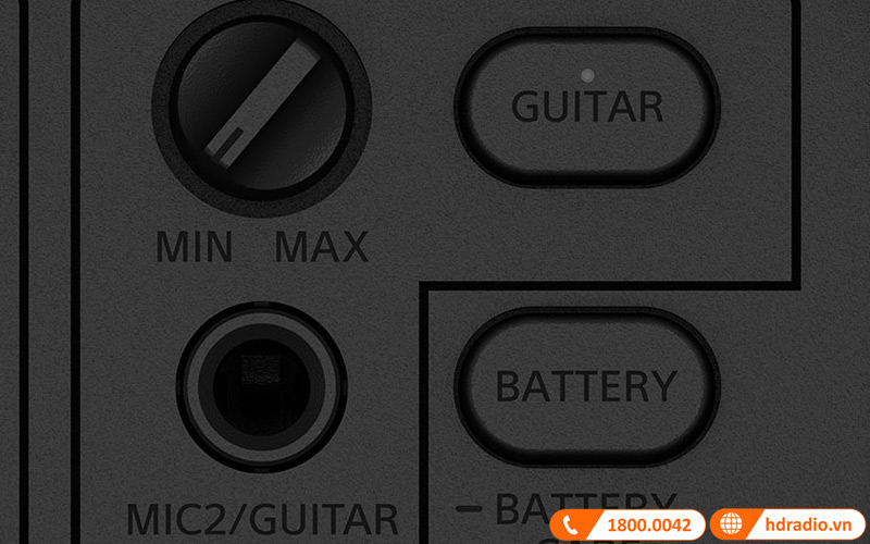 cong ket noi guitar loa sony srs xv900