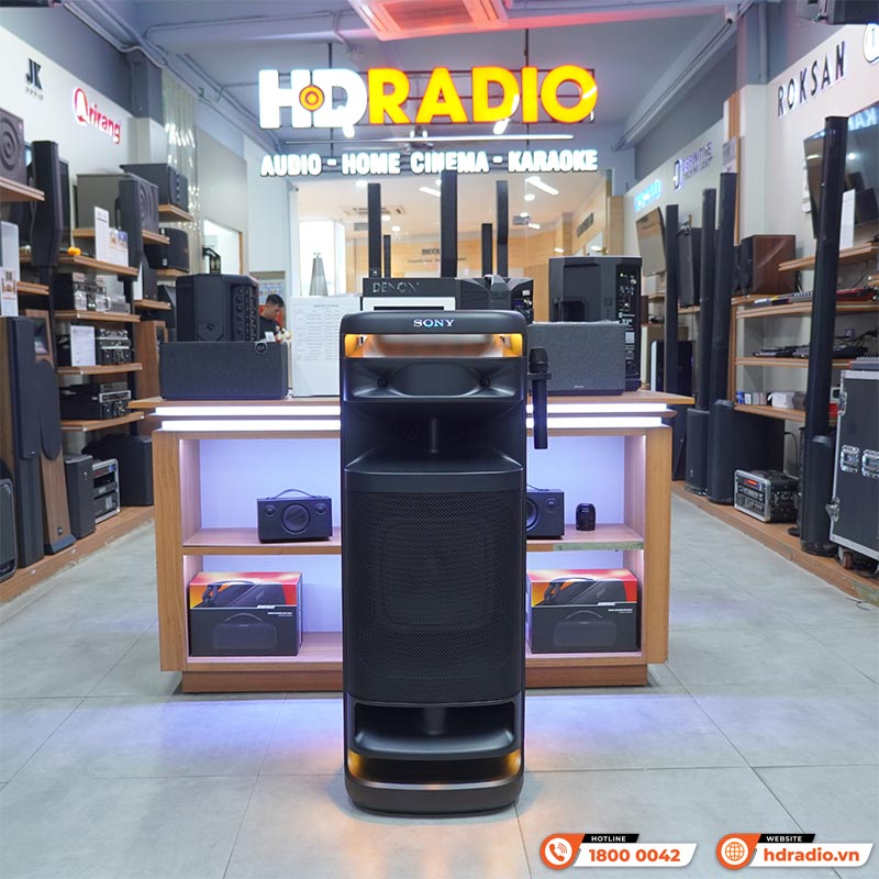 Loa Sony ULT Tower 10 (SRS ULT1000) Âm Thanh 360 Độ, Bluetooth, LED Đẹp, USB, Micro, Guitar (Kèm 1 micro)-1