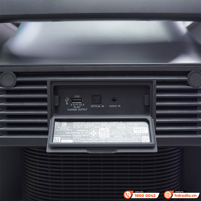 Loa Sony ULT Tower 10 (SRS ULT1000) Âm Thanh 360 Độ, Bluetooth, LED Đẹp, USB, Micro, Guitar (Kèm 1 micro)-10