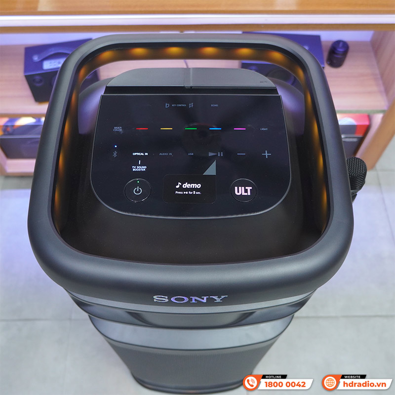 Loa Sony ULT Tower 10 (SRS ULT1000) Âm Thanh 360 Độ, Bluetooth, LED Đẹp, USB, Micro, Guitar (Kèm 1 micro)-13