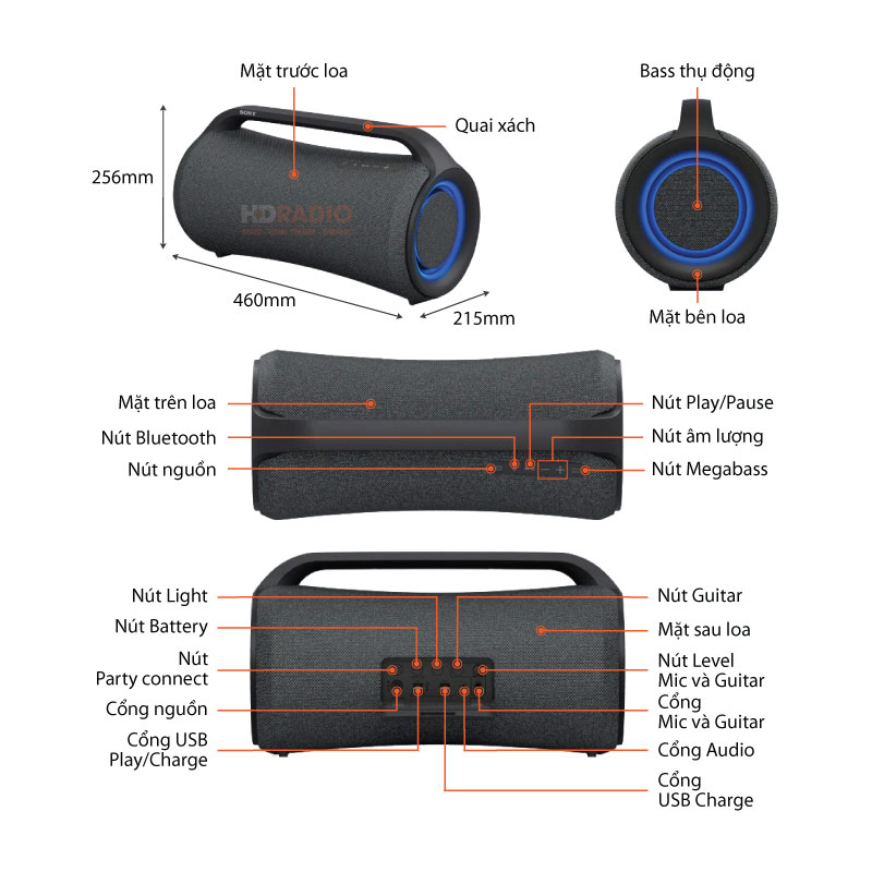 Loa Sony SRS-XG500