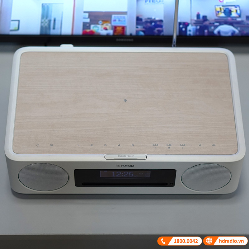 Loa Yamaha TSX-B237, Bluetooth, AUX, CD, FM, Sạc không dây Qi, MusicCast-7