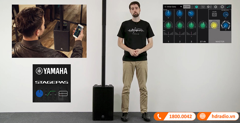 dieu khien loa yamaha stagepas 1k tu xa voi stagepas editor