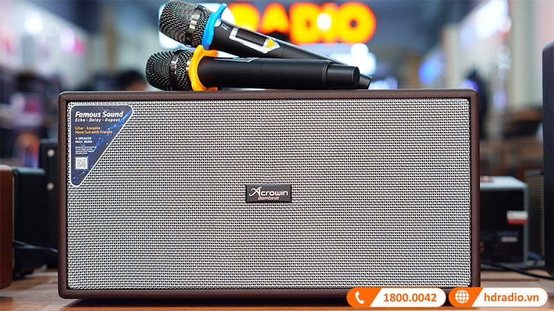 chất âm mạnh mẽ, sống động