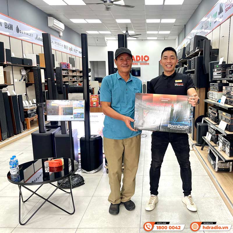 khách hàng mua loa Acrowin SA310 chính hãng tại hdradio