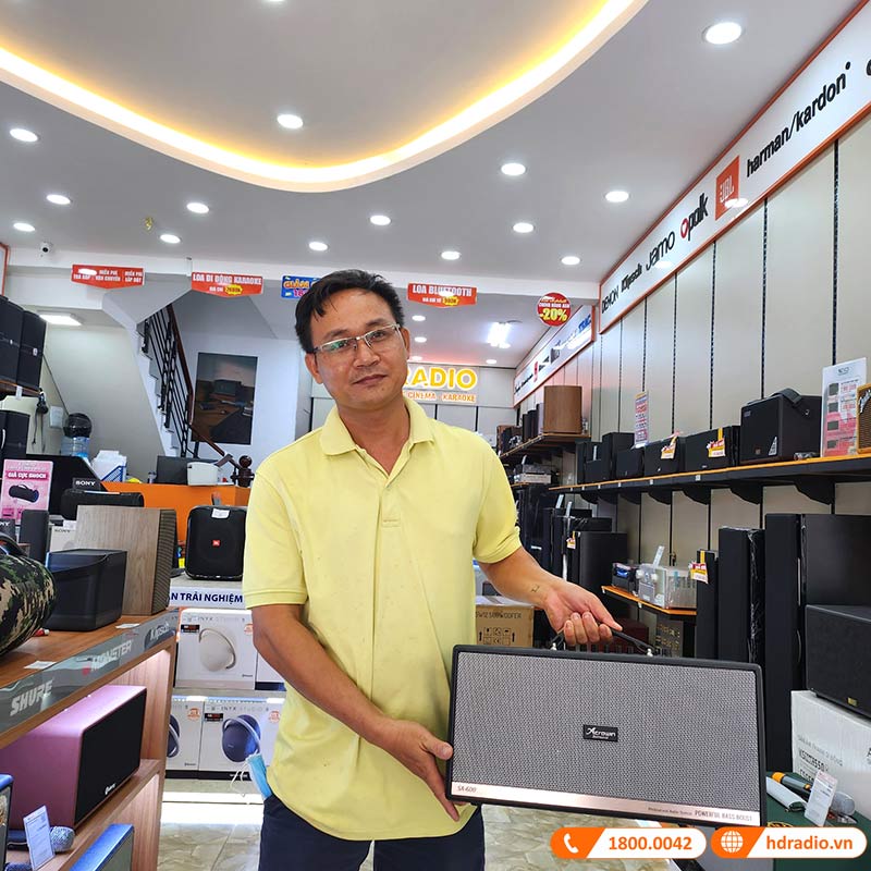 Loa Acrowin SA600, Công Suất 300W, Bluetooth, AUX, Optical, Pin 8 giờ, Guita, USB, Kèm 2 Micro Không Dây-6