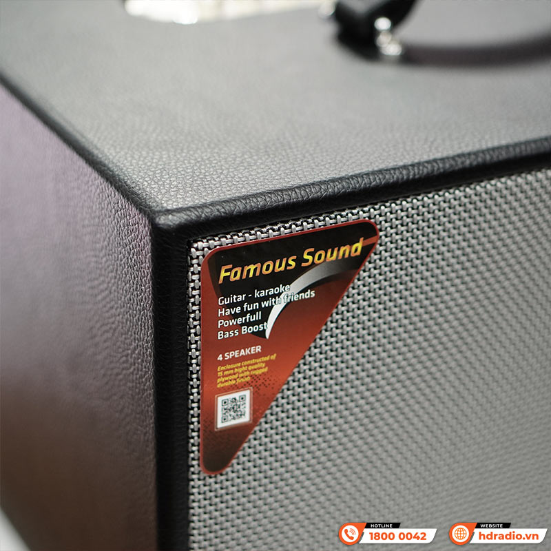 Loa Acrowin SA810, Bass 16cm, Công Suất 150W, Bluetooth, Optical, Kèm 2 Tay Mic-3