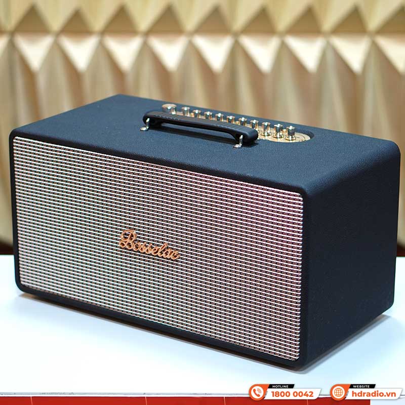 Loa Di Động BossElac SK668, Công Suất 120W, Pin 4-7 giờ, Bluetooth, AUX, USB, Kèm 2 Tay Mic-2