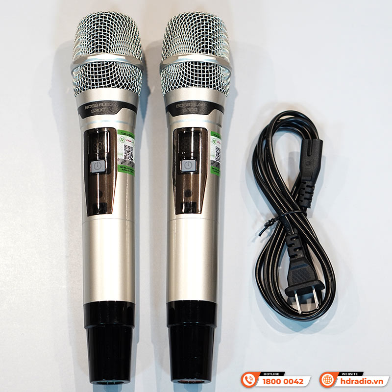 Loa Di Động BossElac SK668, Công Suất 120W, Pin 4-7 giờ, Bluetooth, AUX, USB, Kèm 2 Tay Mic-14