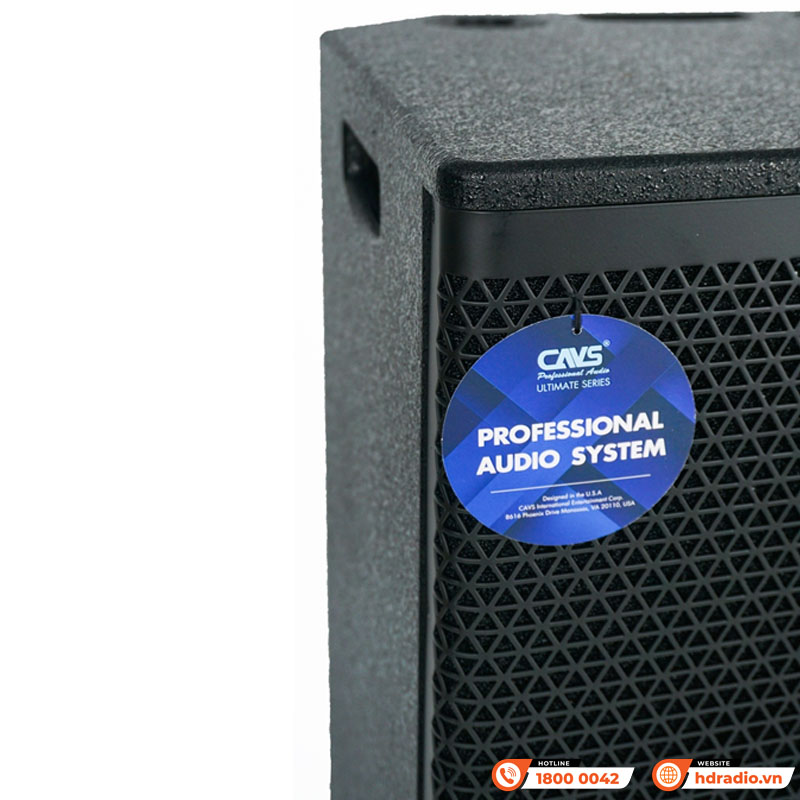 Loa kéo CAVS PA18, Bass 50cm, 400W, 95dB, 8Ohms, 55 Hz – 18 kHz, Bluetooth 5.0, USB, Card SD-6