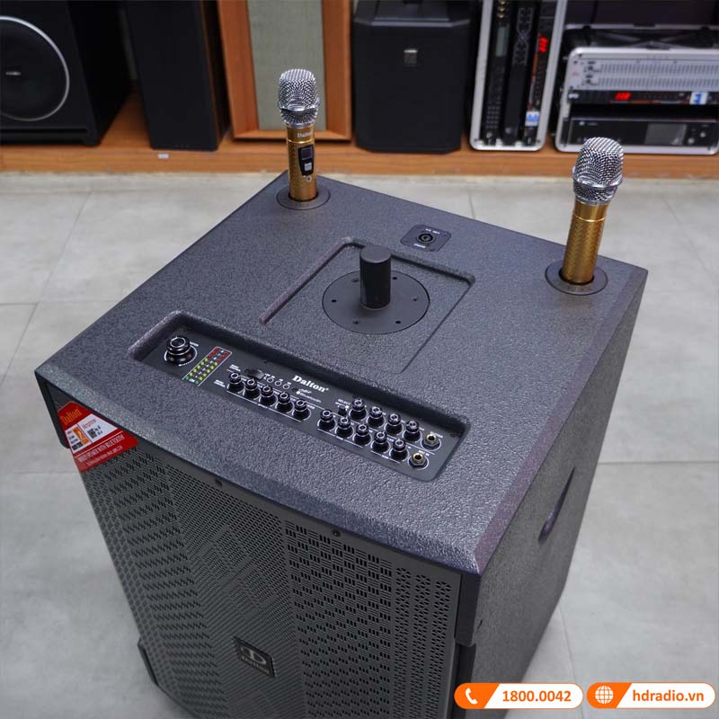 Bộ loa sân khấu biểu diễn Dalton LA8-S118 & LA8-F605, Công suất 1500W, Kèm 2 micro, Bass 50cm (Nguồn Điện 220V)-12
