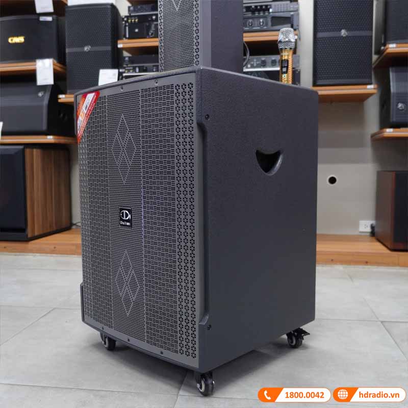 Bộ loa sân khấu biểu diễn Dalton LA8-S118 & LA8-F605, Công suất 1500W, Kèm 2 micro, Bass 50cm (Nguồn Điện 220V)-13