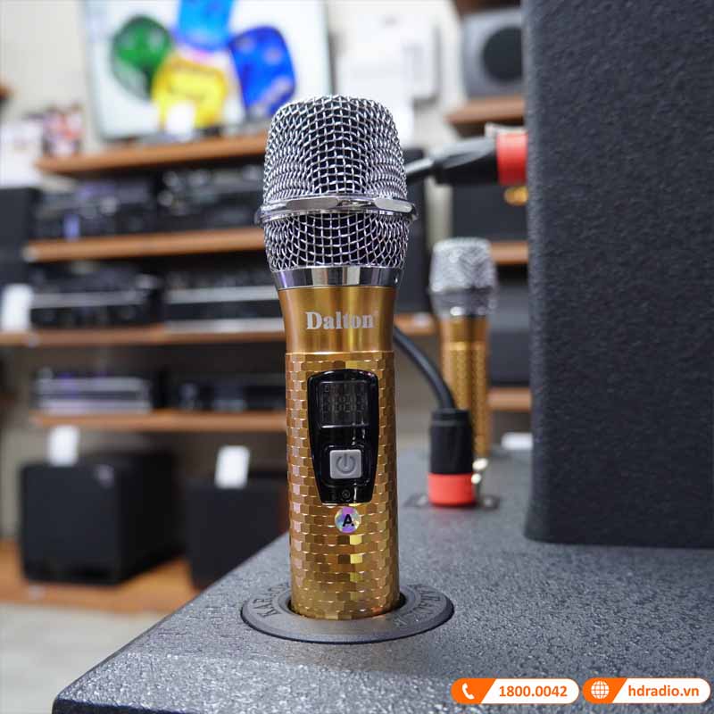 Bộ loa sân khấu biểu diễn Dalton LA8-S118 & LA8-F605, Công suất 1500W, Kèm 2 micro, Bass 50cm (Nguồn Điện 220V)-15
