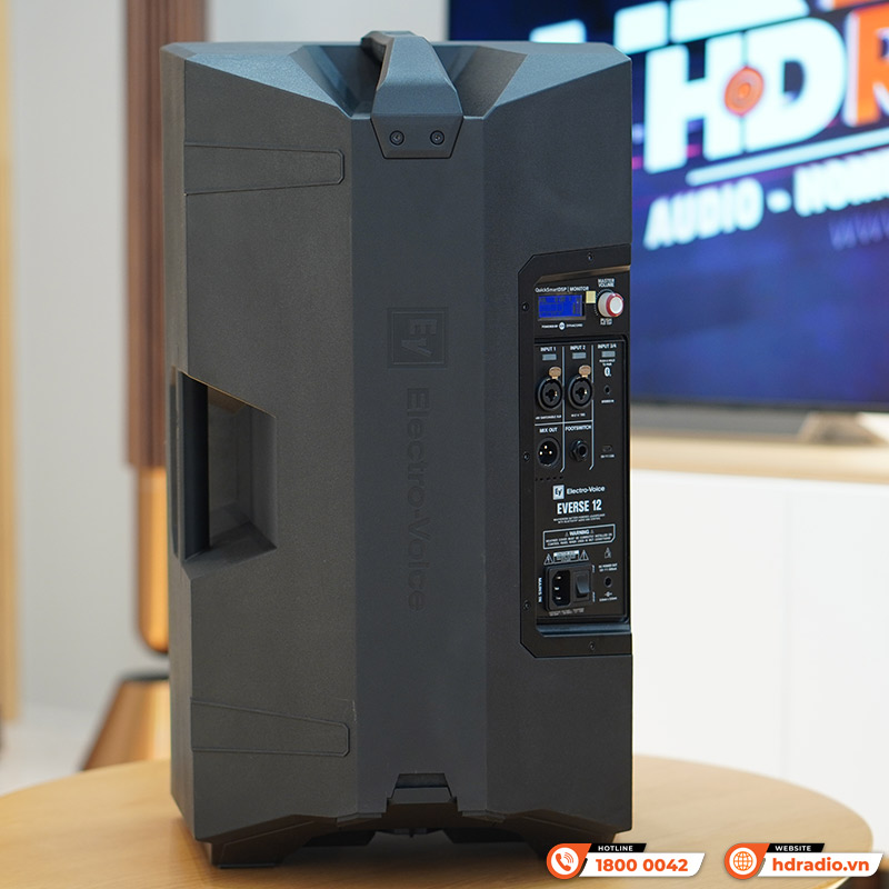 Loa Electro voice Everse 12, Pin 12 giờ, Công Suất 400W, Bass 30cm, 126db, Bluetooth, IP43, Ứng dụng EV-12