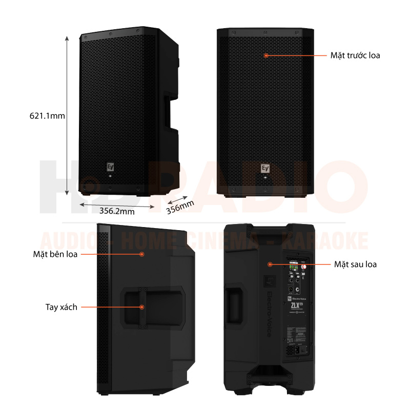 Chú thích Loa Electro voice ZLX-12P-G2