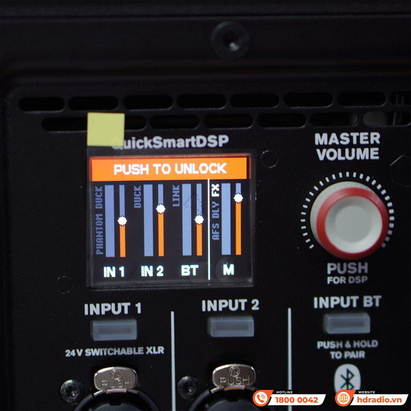 Loa Electro voice ZLX12P-G2, Bass 30cm, Max 1000W, 127db, Bluetooth, XLR, Hi-Z, Mixer 4 kênh-11