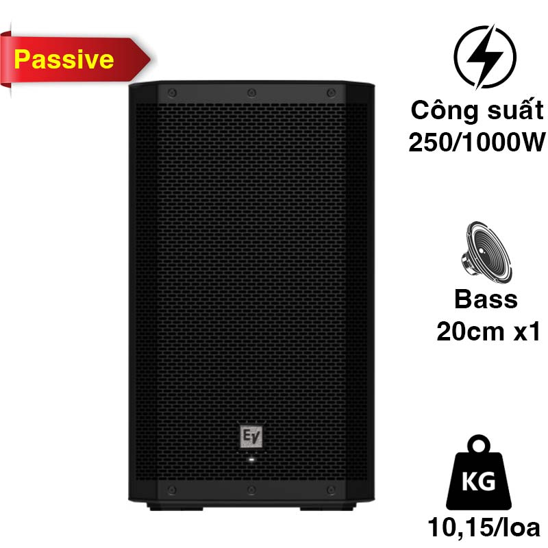 Loa Electro voice ZLX8-G2, Bass 20cm, Công suất 250W
