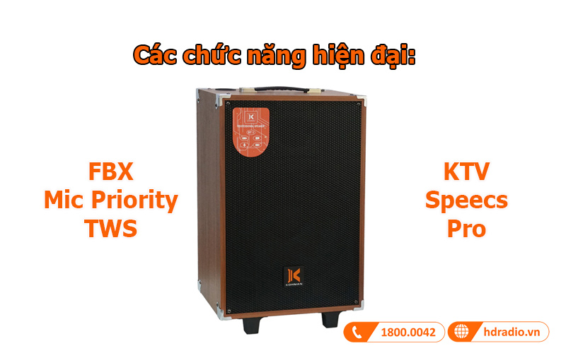 cac chuc nang loa Kohman KM12