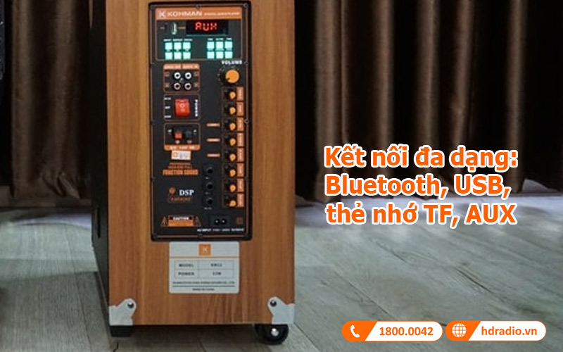 ket noi loa kohman km12