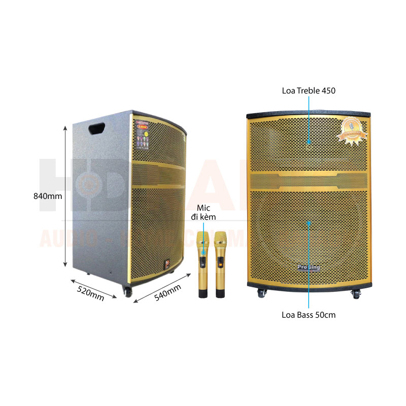 Chú thích Loa Prosing 18A