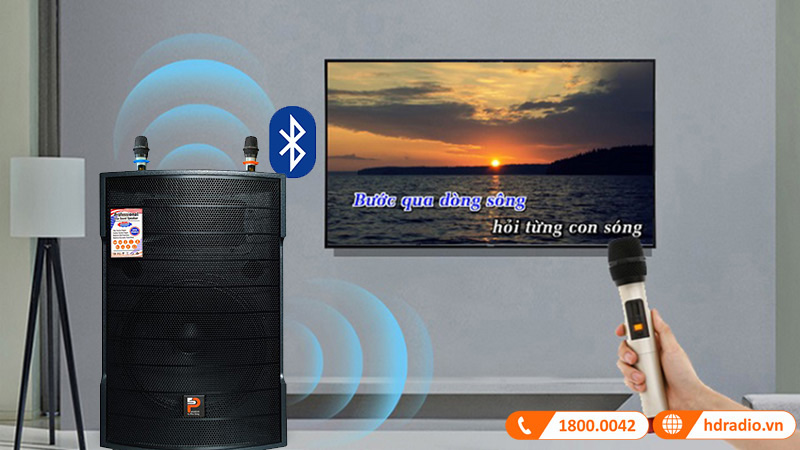 loa keo prosing w15 titan hat karaoke hay