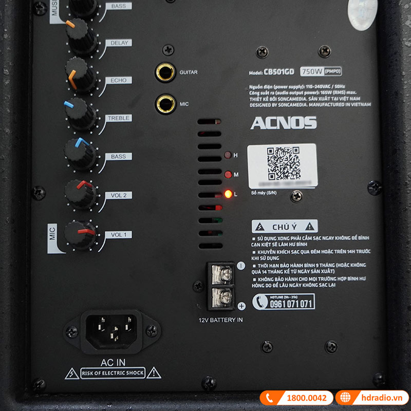 Loa kéo Acnos CB501GD-11