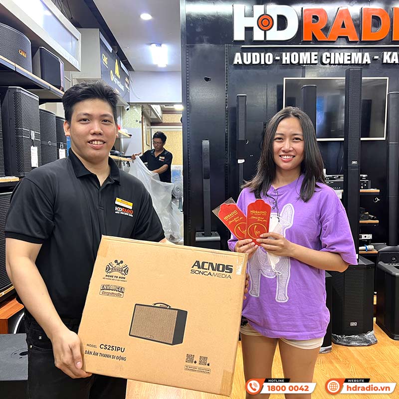 Loa Acnos CS251PU Chính Hãng, Bass 25 cm, Công suất 70W, Bluetooth 5.0, Pin 33Wh, Kèm 2 Tay Mic-12