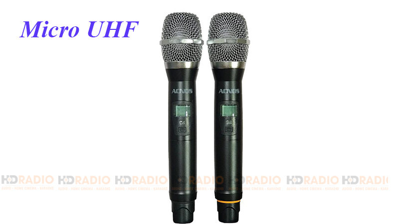 Hay tay mic không dây đi kèm loa Acnos CS447