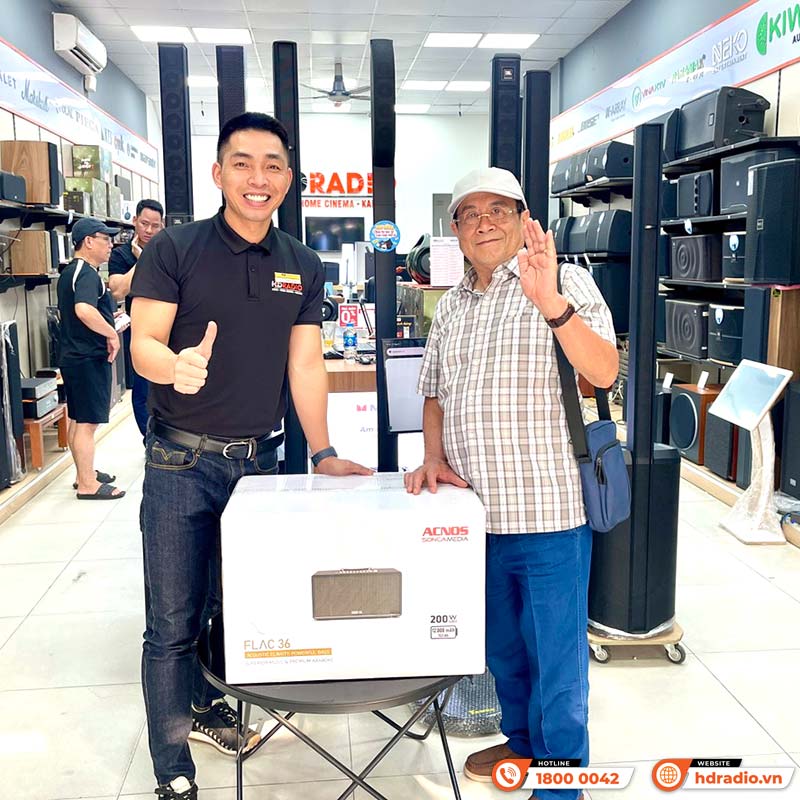 Loa Acnos FLAC 36, Bass 20cm, Công suất 200W, Bluetooth, Kèm 2 Tay Micro-16