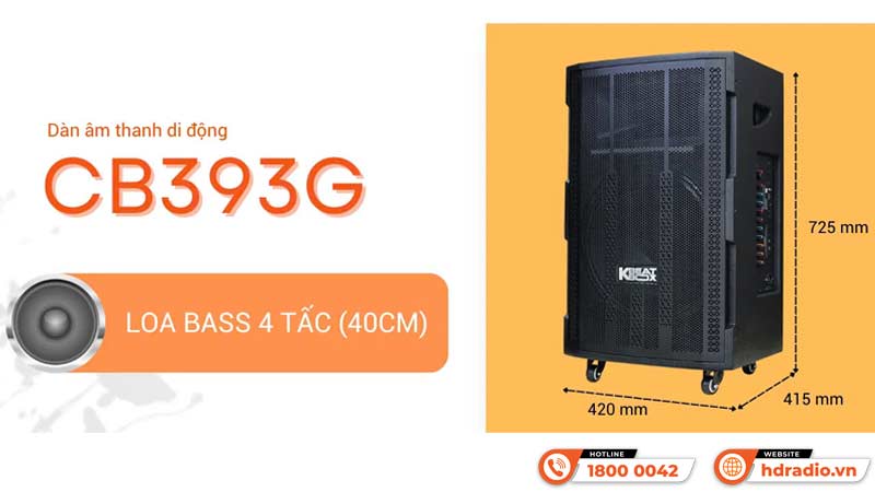 Thiết kế Loa Acnos CB393G
