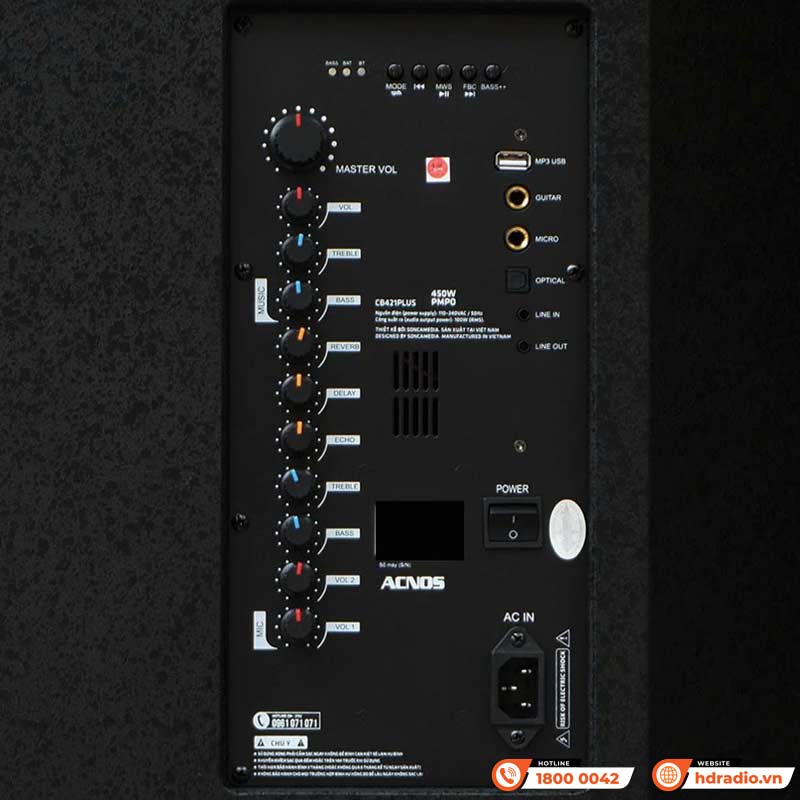 Điều khiển Loa Acnos CB421Plus