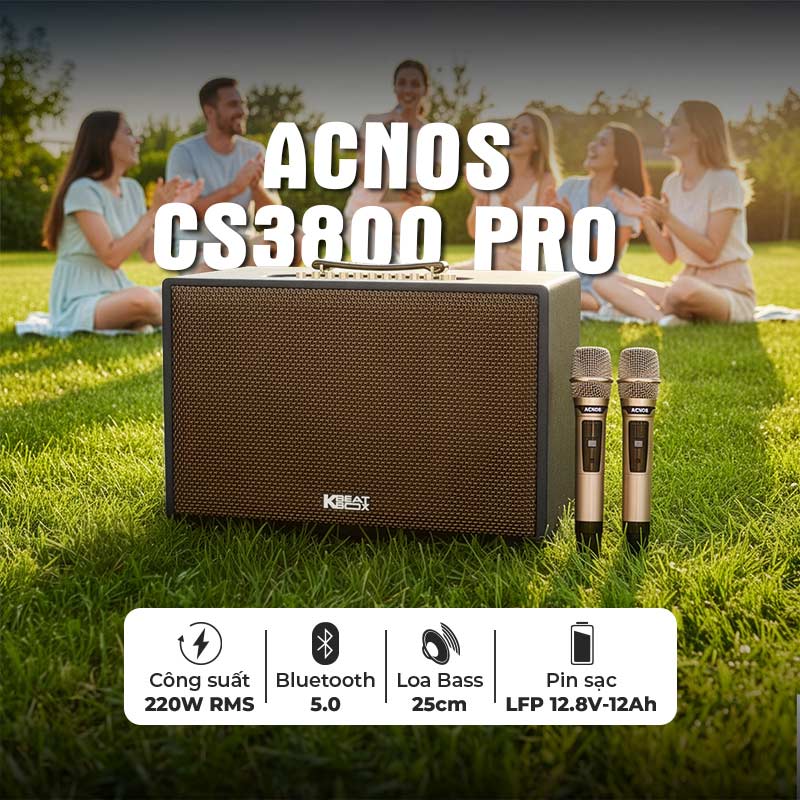 Đặc điểm nổi bật của Loa Acnos CS3800 Pro
