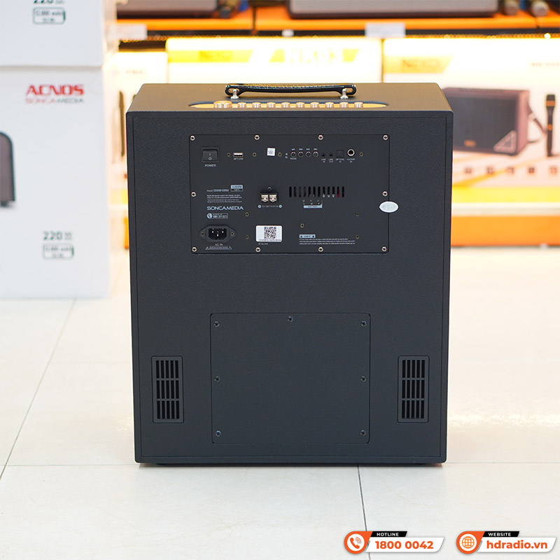 Loa Acnos CS550 Gen2, Công suất 300W, Bluetooth 5.0, Bình điện 6-8h-3