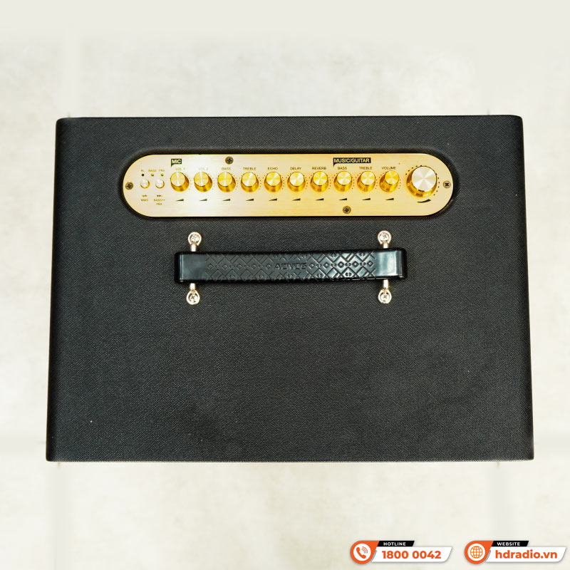 Loa Acnos CS552 Plus, Bass 16cm x 4, 300W, Bluetooth 5.0, Kèm 2 Mic-6