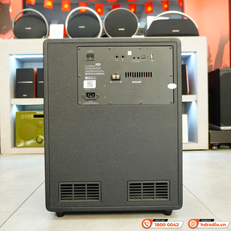 Loa Acnos CS552 Plus, Bass 16cm x 4, 300W, Bluetooth 5.0, Kèm 2 Mic-3