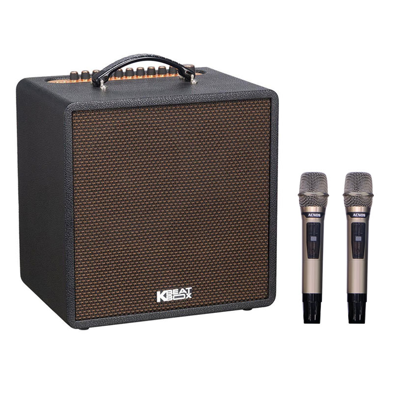 Loa Acnos QUAD 68 Pro, Công Suất 180W, Bluetooth, AUX, Optical, Mic Wireless Stereo, 2 Tay Micro