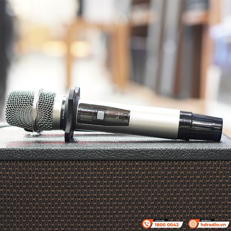 Loa Acnos QUAD 64 V2, Công suất 180W, Bluetootth, AUX, Optical, USB, Mic Wireless Stereo, 2 Tay Micro-8