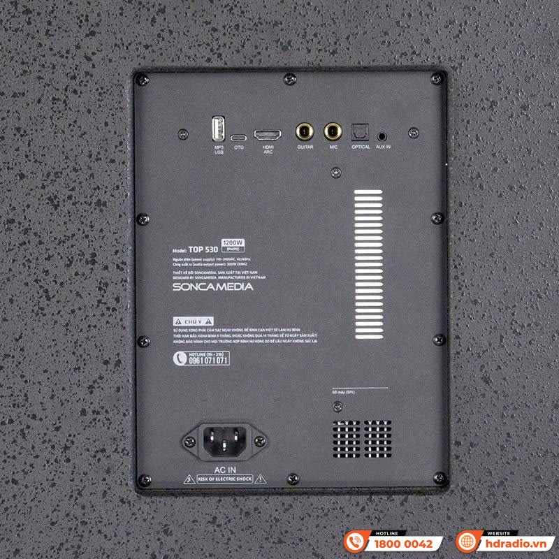 Kết nối Loa Acnos Top 530